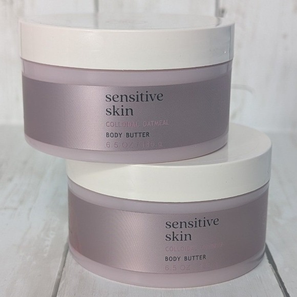 Bath & Body Works Other - 2x Bath & Body Works Sensitive Skin Colloidal Oatmeal Body Butter 6.5oz NEW